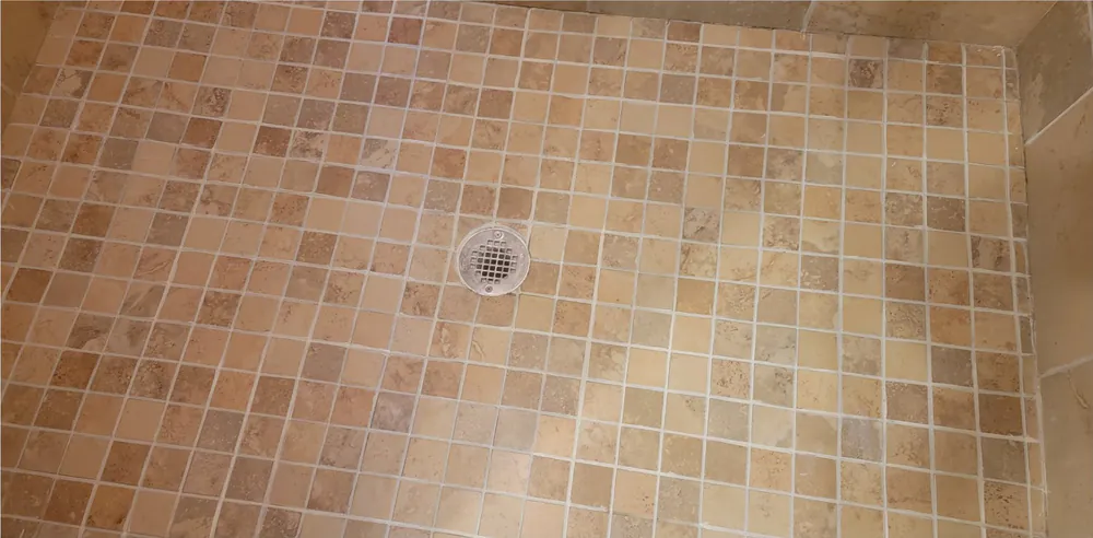 After: the same floor, clean.